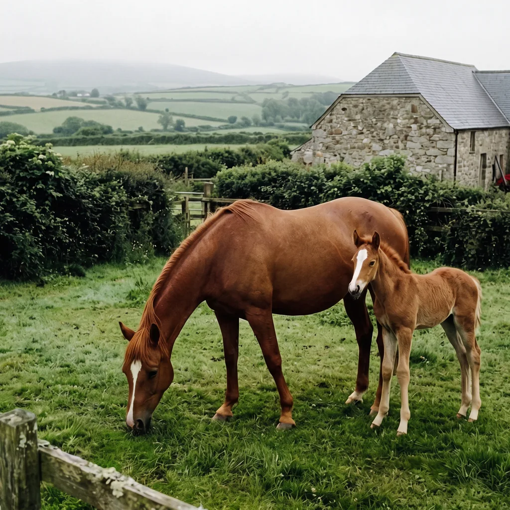 Élevage de chevaux au Mérigaud Horse Club, Saint-Estèphe