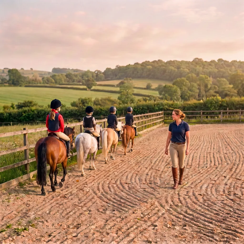 Cours de poney à Saint-Estèphe, Dordogne